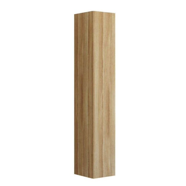 Dansani Inzo Urban Urban Glatt Høyskap Slim 1 dør Natur eik / 30cm Versjon B / Høyre hengslet Dansani Høyskap bad DA-U46-1149