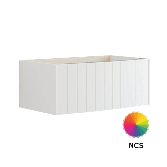Dansani Inzo Vintage Rillet Servantskap 1 skuff - Buet NCS farge / 80cm Dansani Servantskap DA-R02-4099