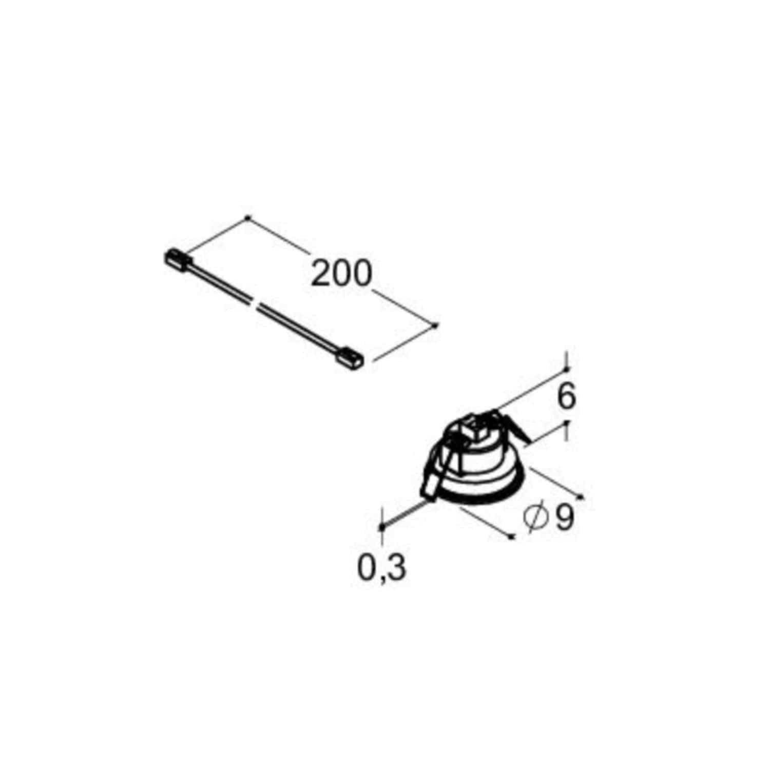 Dansani Jupiter Taklampe Dansani Baderomsbelysning DA-190302893