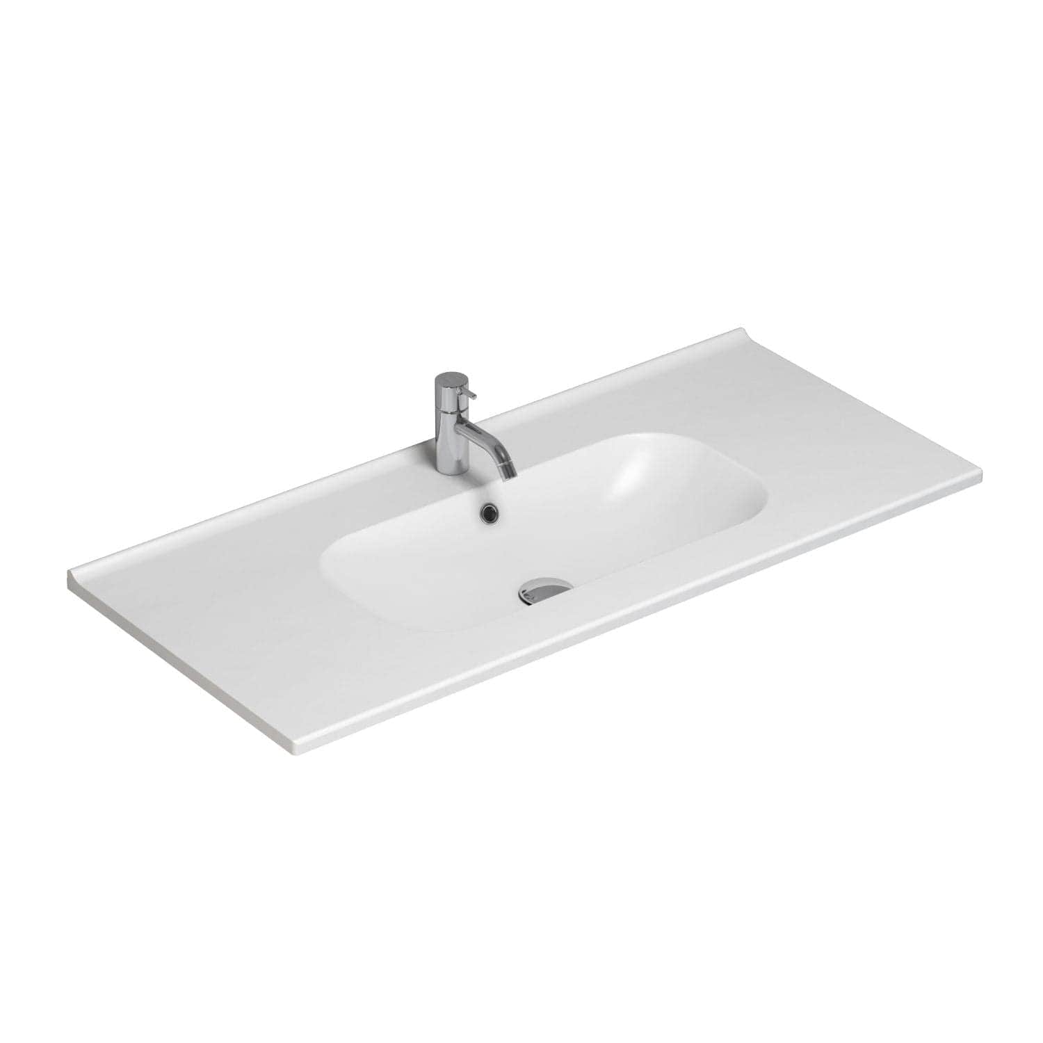 Dansani Kantate Servant B60-160xH1,8xD45cm, porselen Hvit / 100cm / Ja Dansani Baderomsservant DA-531910003
