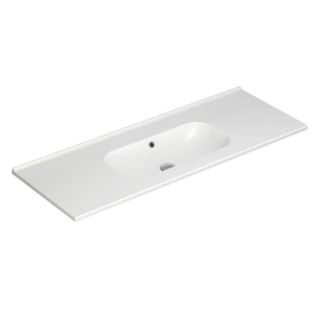 Dansani Kantate Servant B60-160xH1,8xD45cm, porselen Hvit / 120cm / Nei Dansani Baderomsservant DA-531912103
