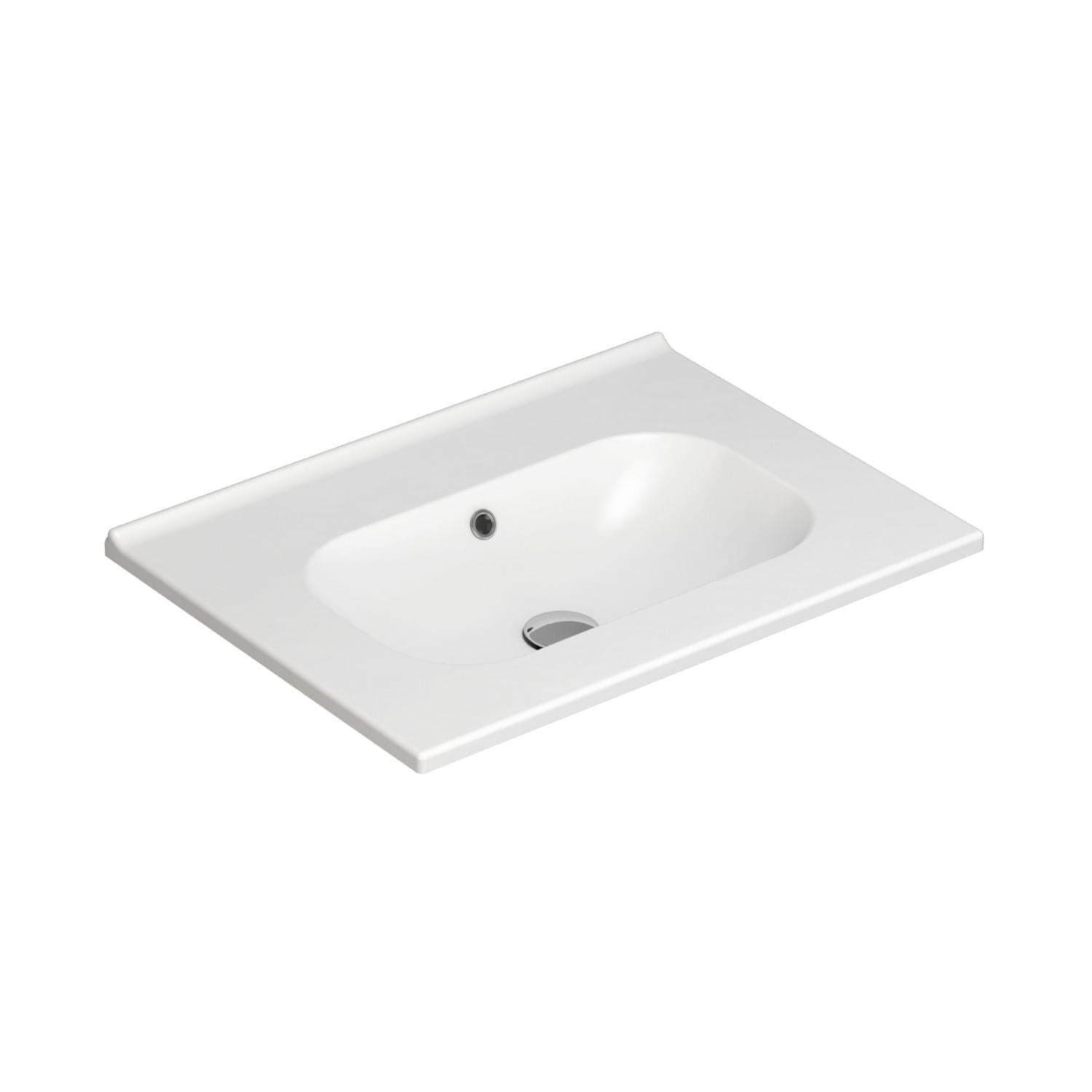 Dansani Kantate Servant B60-160xH1,8xD45cm, porselen Hvit / 60cm / Nei Dansani Baderomsservant DA-531906103