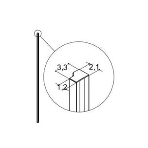 Dansani Match 8 Anslagsprofil til modell A,B,C - smal