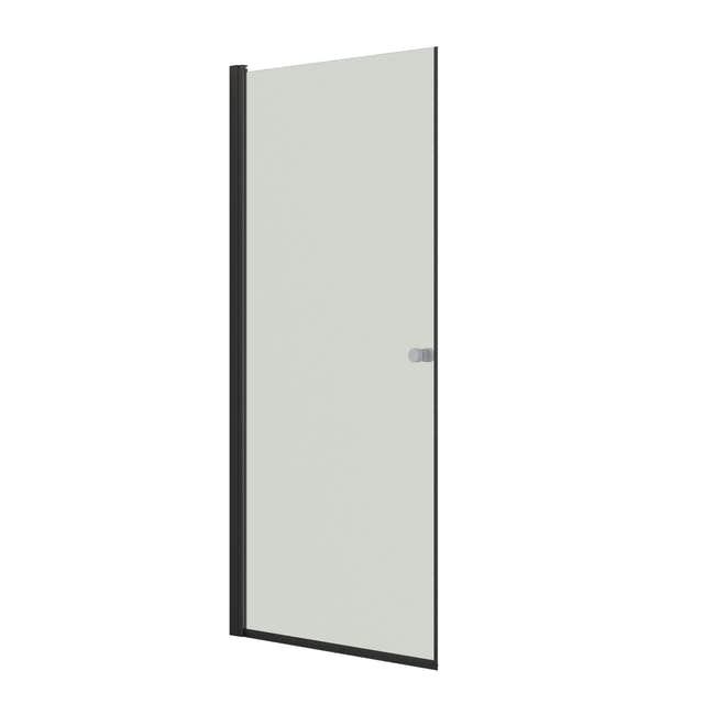 Dansani Match A Dusjdør Rett Svart matt / 100cm / Klart glass Dansani Dusjdør DA-A101-03
