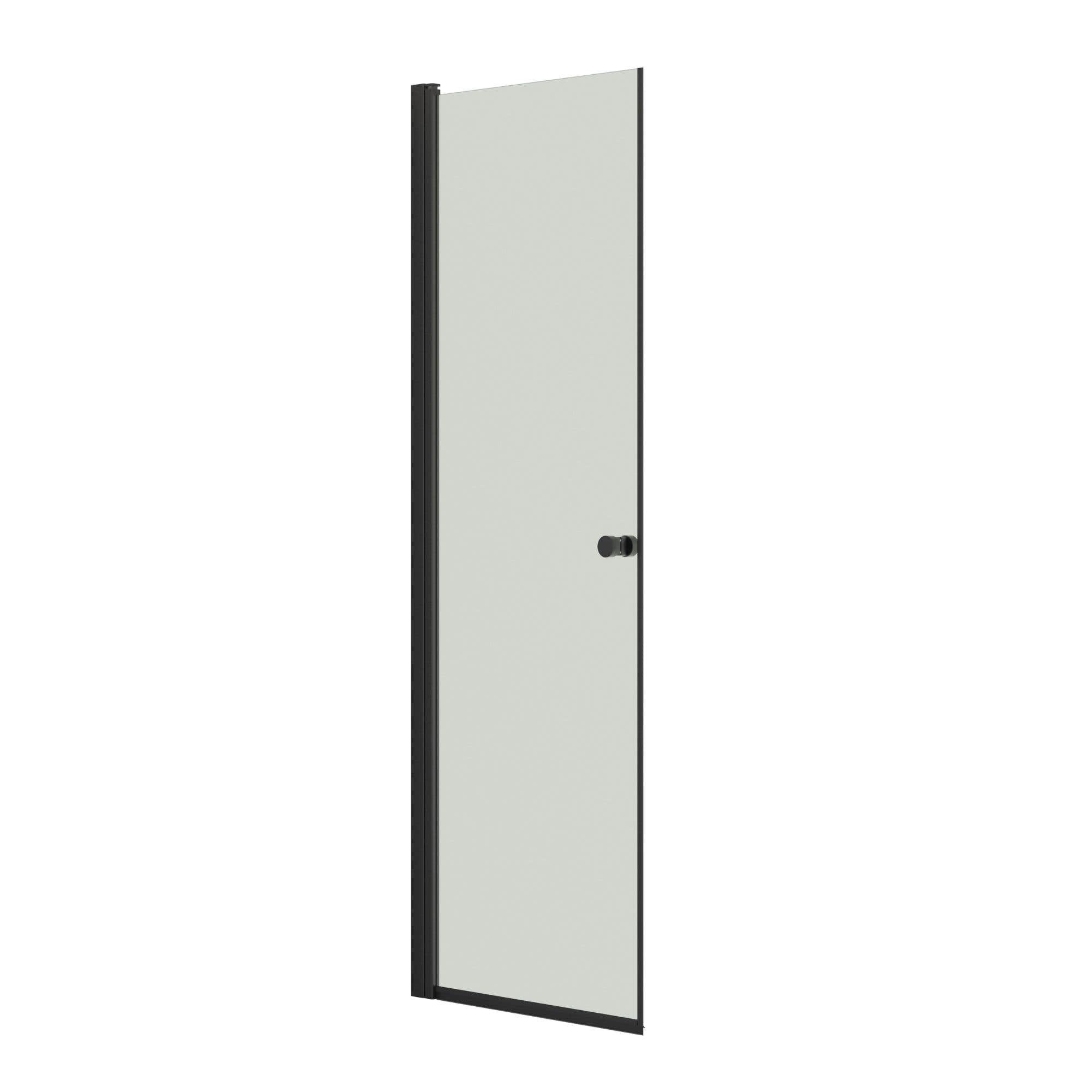 Dansani Match A Dusjdør Rett Svart matt / 70cm / Klart glass Dansani Dusjdør DA-A71-03