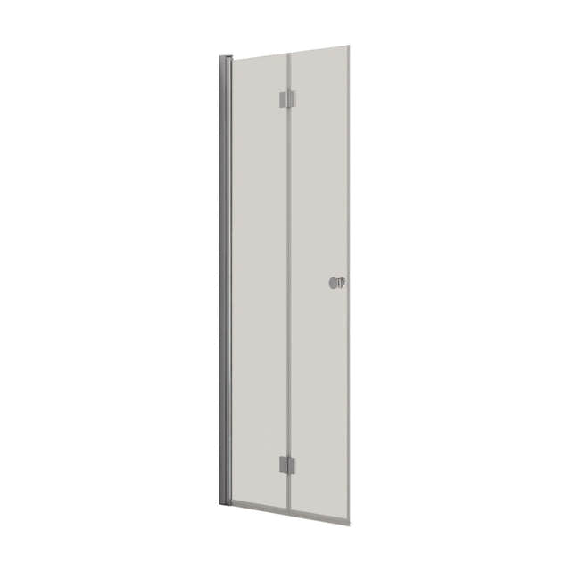Dansani Match B Foldedør B70-100xH200cm Krom / 80cm / Klart glass Dansani Dusjdør DA-B81-05
