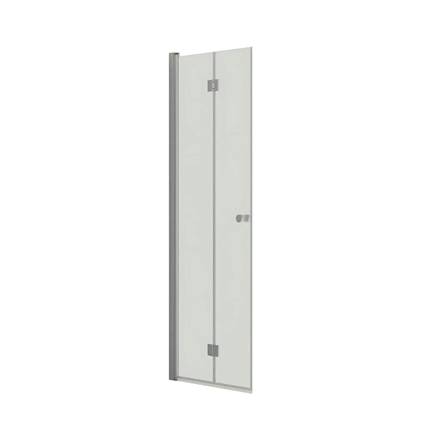 Dansani Match B Foldedør Sateng / 70cm / Klart glass Dansani Dusjdør DA-B71-01