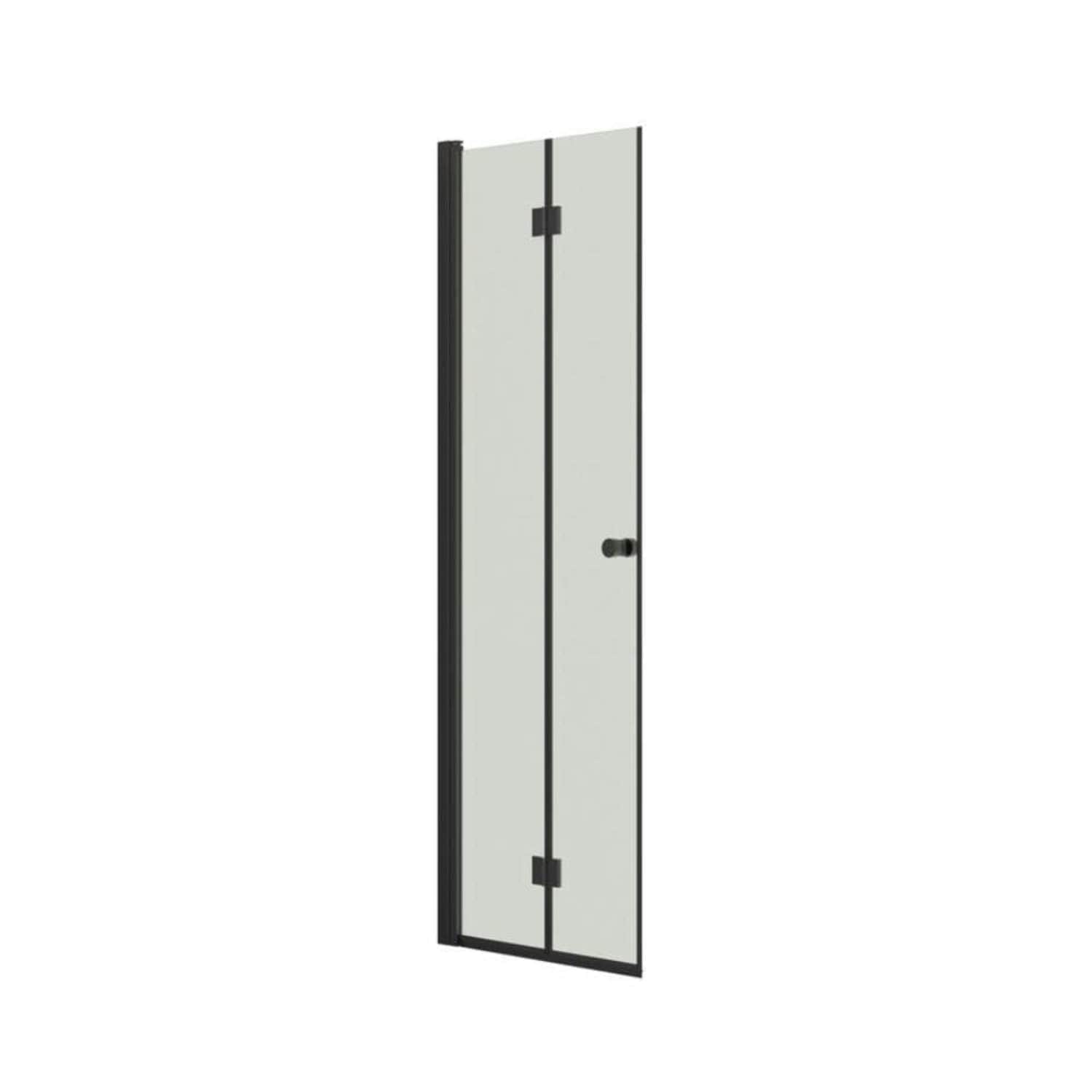 Dansani Match B Foldedør Svart matt / 70cm / Klart glass Dansani Dusjdør DA-B71-03