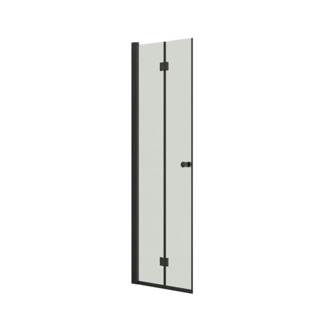 Dansani Match B Foldedør Svart matt / 70cm / Klart glass Dansani Dusjdør DA-B71-03