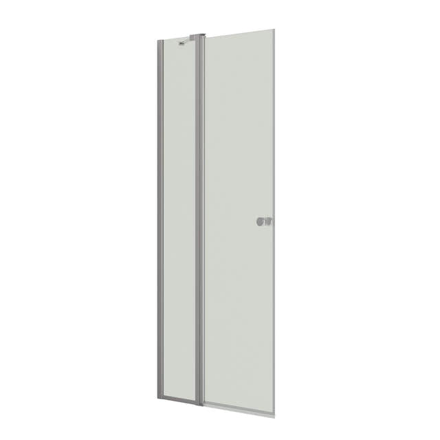 Dansani Match C Dusjdør med sidepanel Sateng / 90cm / Klart glass Dansani Dusjdør DA-C91-01