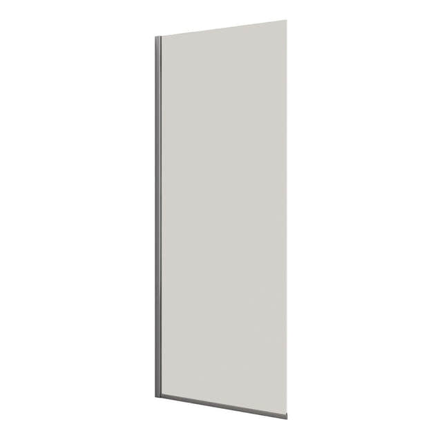Dansani Match D Fastvegg B70-140xH197,5cm Krom / 100cm / Klart glass Dansani Dusjvegg DA-D101-05