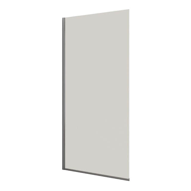 Dansani Match D Fastvegg B70-140xH197,5cm Krom / 120cm / Klart glass Dansani Dusjvegg DA-D121-05