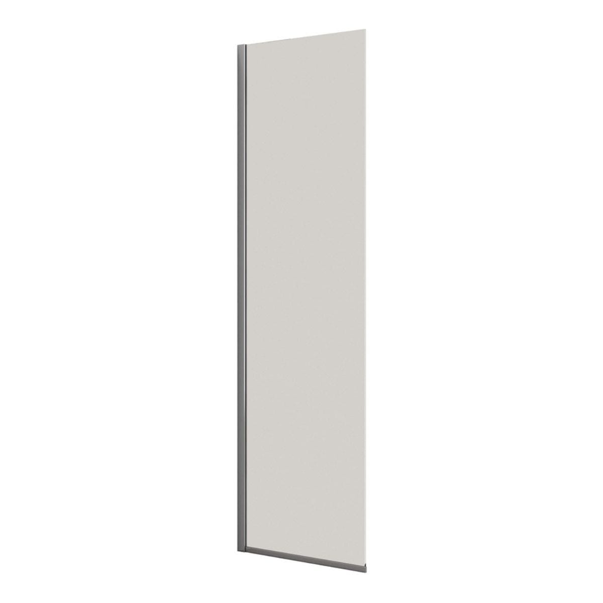Dansani Match D Fastvegg B70-140xH197,5cm Krom / 50cm / Klart glass Dansani Dusjvegg DA-D51-05