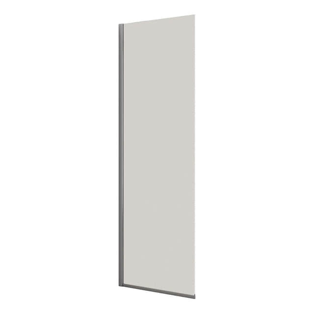 Dansani Match D Fastvegg B70-140xH197,5cm Krom / 80cm / Klart glass Dansani Dusjvegg DA-D81-05
