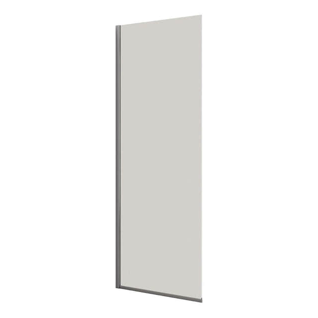 Dansani Match D Fastvegg B70-140xH197,5cm Krom / 90cm / Klart glass Dansani Dusjvegg DA-D91-05