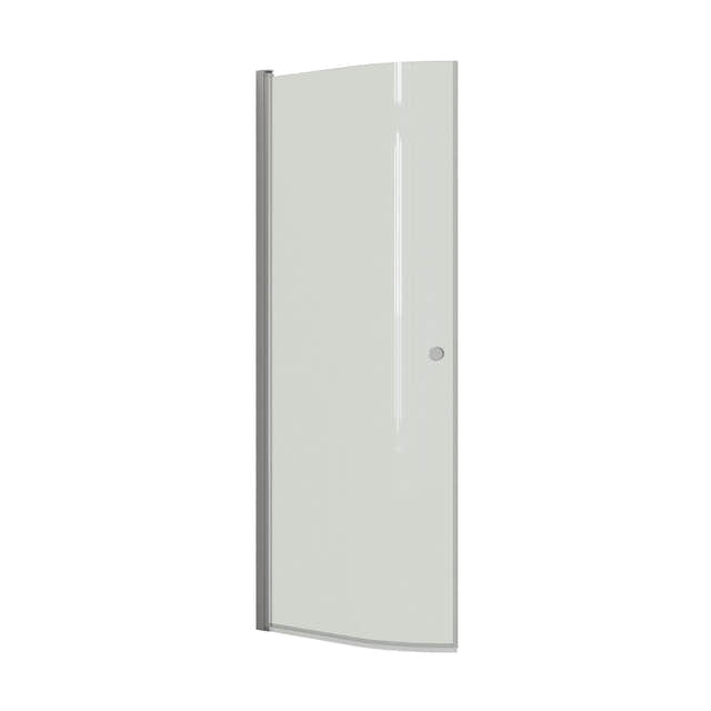 Dansani Match E Halvrund Dusjdør Sateng / 100cm / Klart glass Dansani Dusjdør DA-E101-01