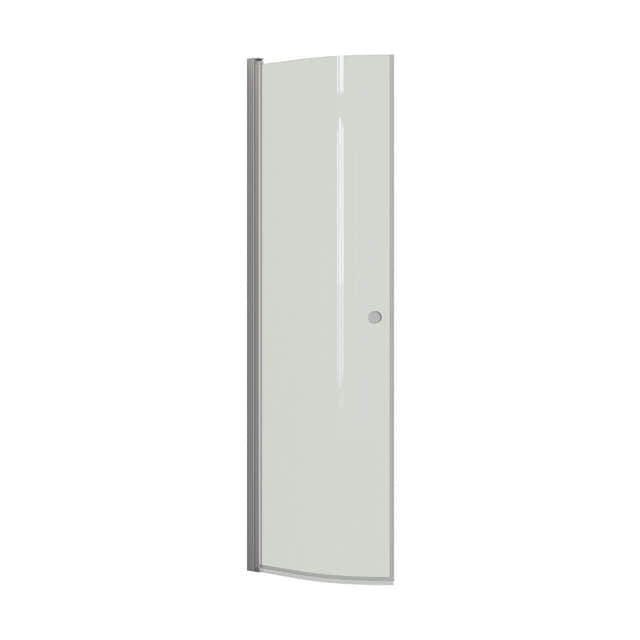 Dansani Match E Halvrund Dusjdør Sateng / 80cm / Klart glass Dansani Dusjdør DA-E81-01