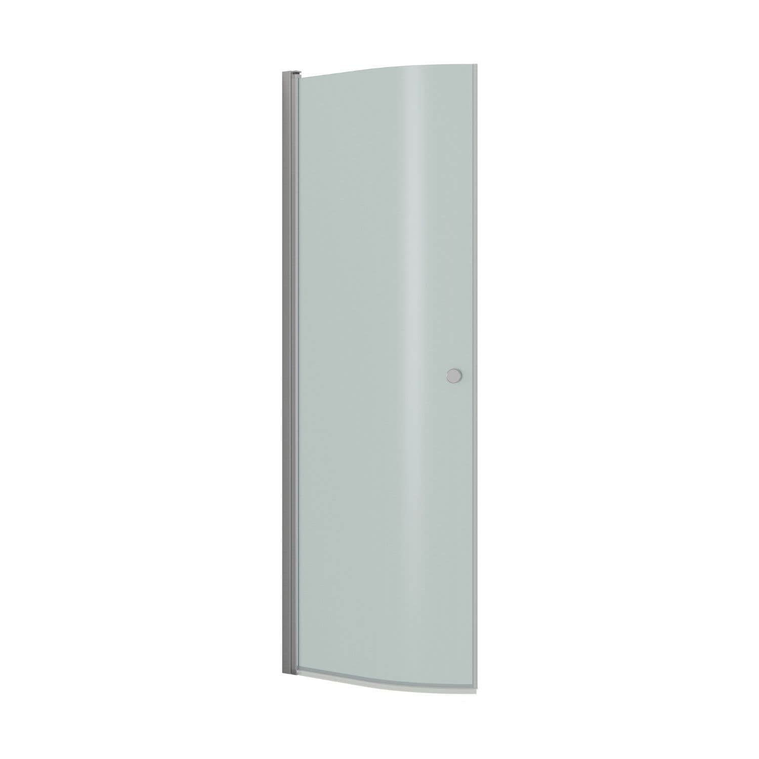 Dansani Match E Halvrund Dusjdør Sateng / 90cm / Isglass Dansani Dusjdør DA-E91-02