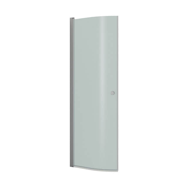Dansani Match E Halvrund Dusjdør Sateng / 90cm / Isglass Dansani Dusjdør DA-E91-02