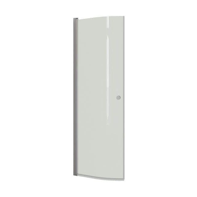 Dansani Match E Halvrund Dusjdør Sateng / 90cm / Klart glass Dansani Dusjdør DA-E91-01