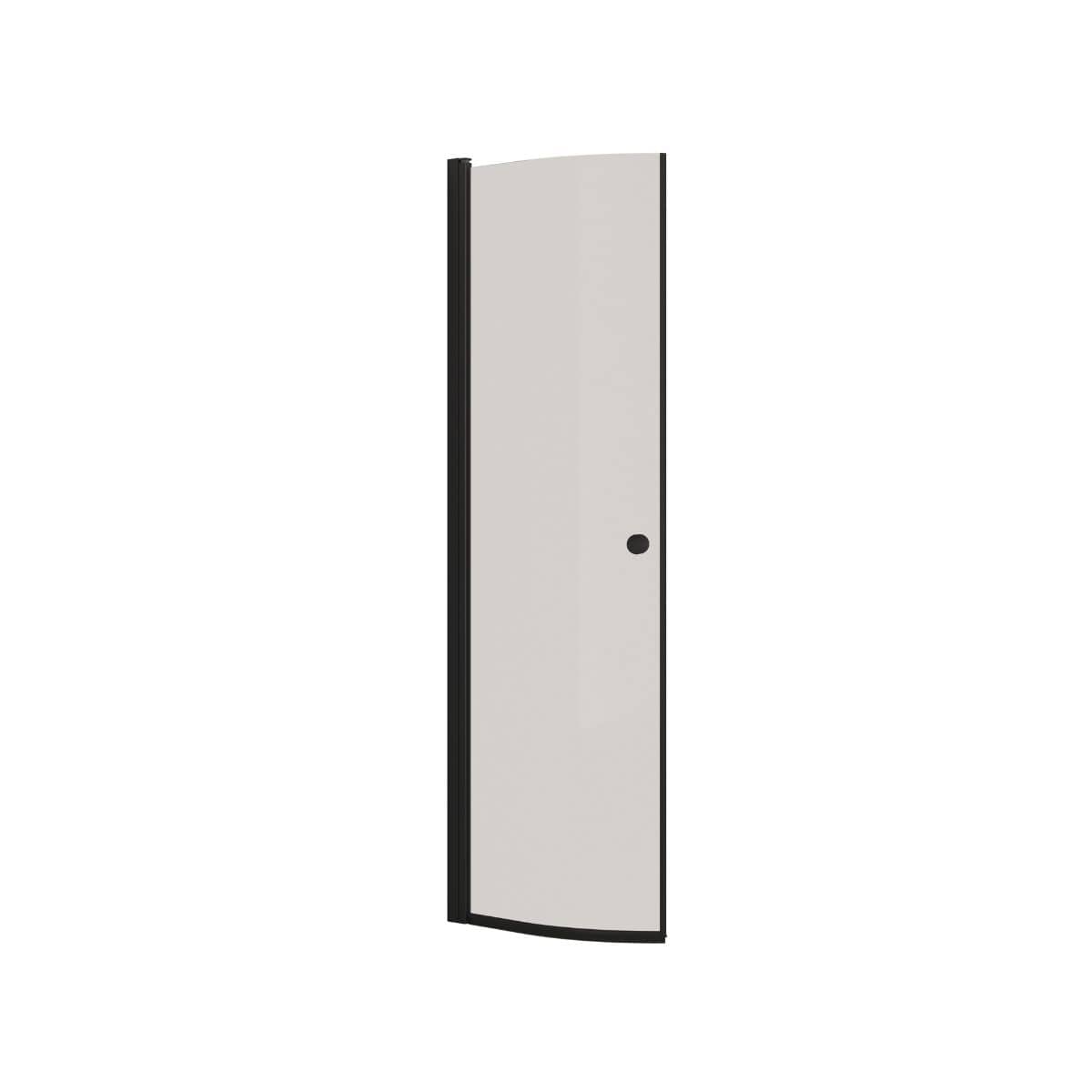 Dansani MATCH E Halvrund Dusjdør Svart matt / 80cm / Klart glass Dansani Dusjdør DA-E81-03