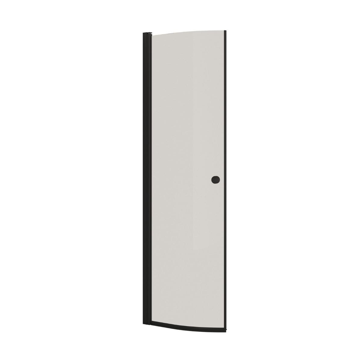Dansani MATCH E Halvrund Dusjdør Svart matt / 90cm / Klart glass Dansani Dusjdør DA-E91-03