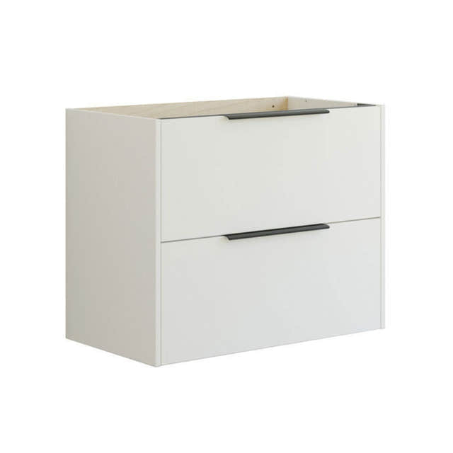 Dansani Mido+ Classic Glatt Servantskap 2 Skuff Hvit matt / 80cm Dansani Servantskap DA-N28-1010