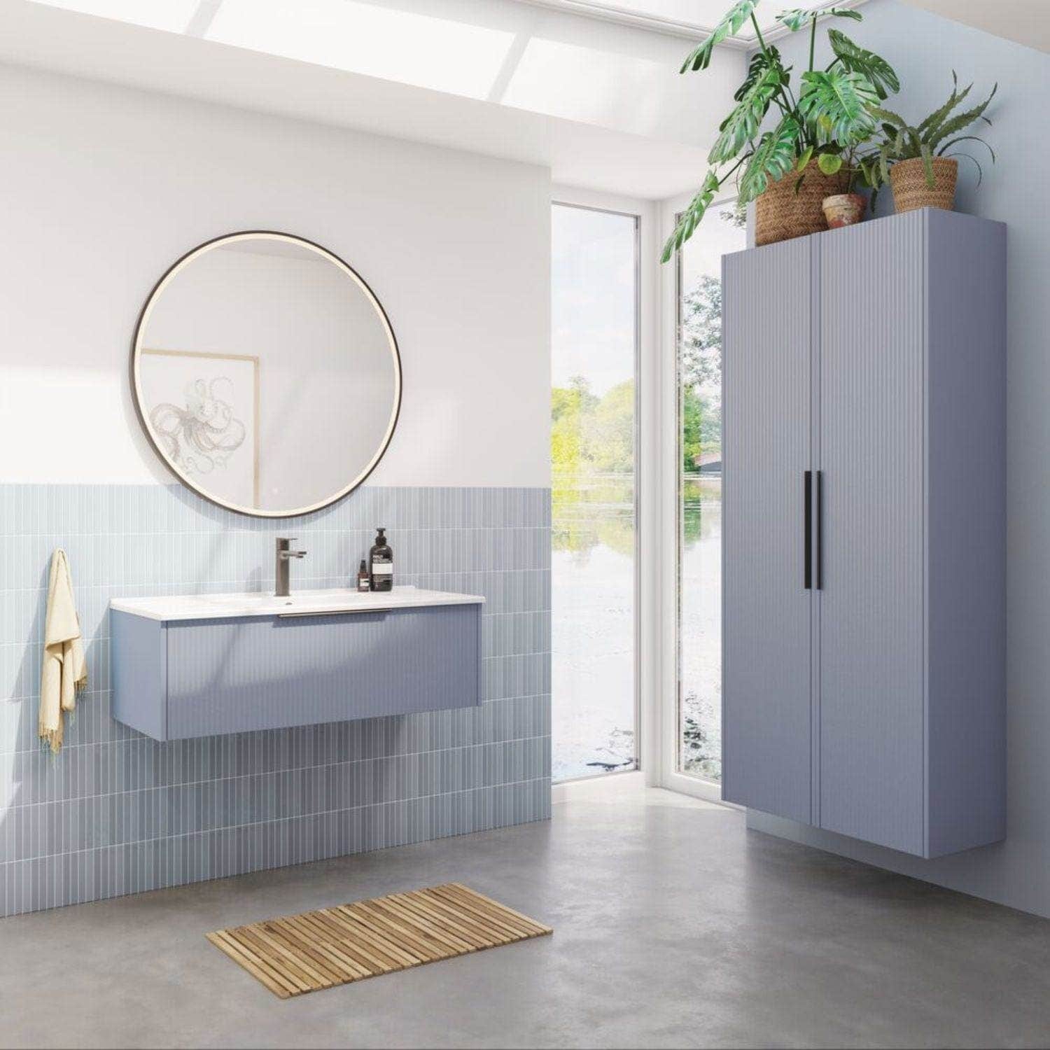 Dansani Mido+ Classic Stripet Servantskap 1 Skuff Dansani Servantskap