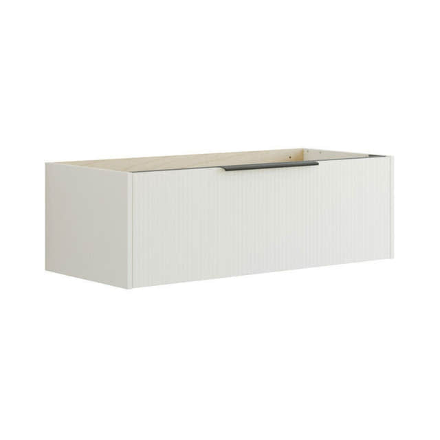 Dansani Mido+ Classic Stripet Servantskap 1 Skuff Hvit matt / 100cm Dansani Servantskap DA-N23-N010