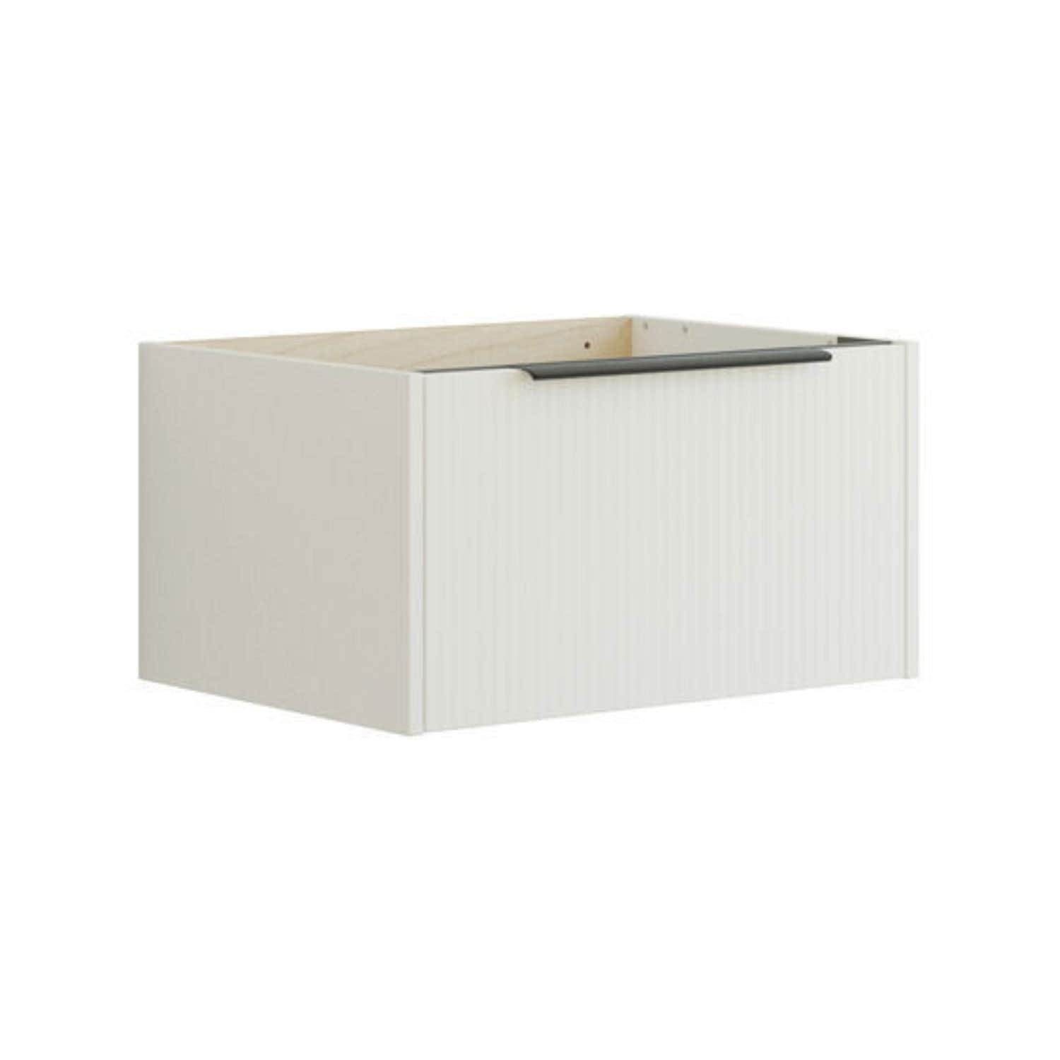 Dansani Mido+ Classic Stripet Servantskap 1 Skuff Hvit matt / 60cm Dansani Servantskap DA-N21-N010