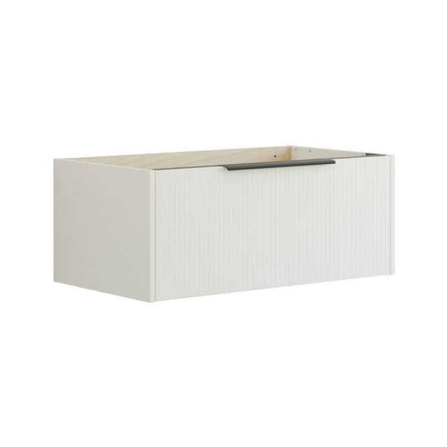 Dansani Mido+ Classic Stripet Servantskap 1 Skuff Hvit matt / 80cm Dansani Servantskap DA-N22-N010