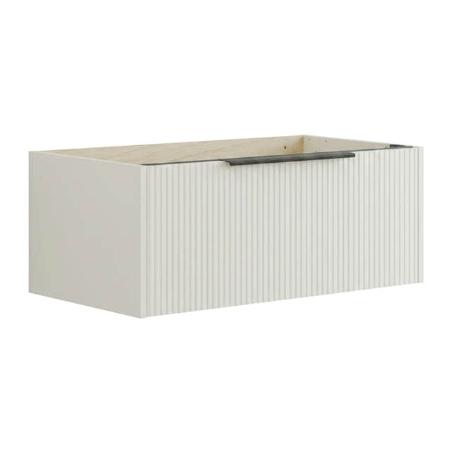 Dansani MIDO+ Classic Stripet Servantskap 1 Skuff Hvit matt / 80cm Dansani Servantskap DA-N22-N010