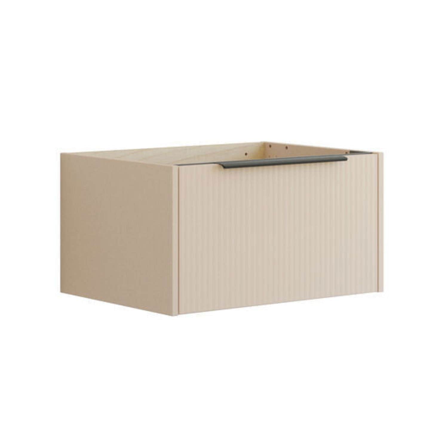 Dansani Mido+ Classic Stripet Servantskap 1 Skuff Sand matt / 60cm Dansani Servantskap DA-N21-N034