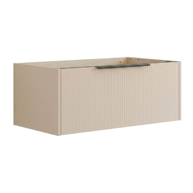 Dansani MIDO+ Classic Stripet Servantskap 1 Skuff Sand matt / 80cm Dansani Servantskap DA-N22-N034