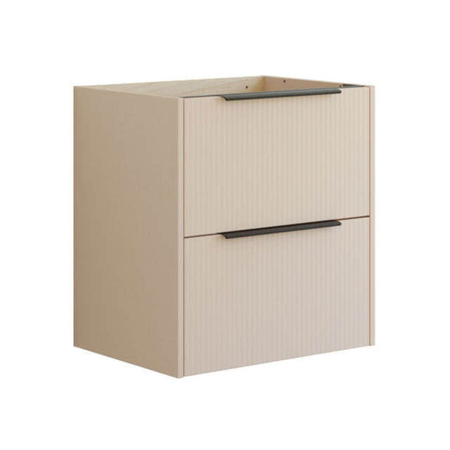 Dansani Mido+ Classic Stripet Servantskap 2 Skuff Sand matt / 60cm Dansani Servantskap DA-N27-N034