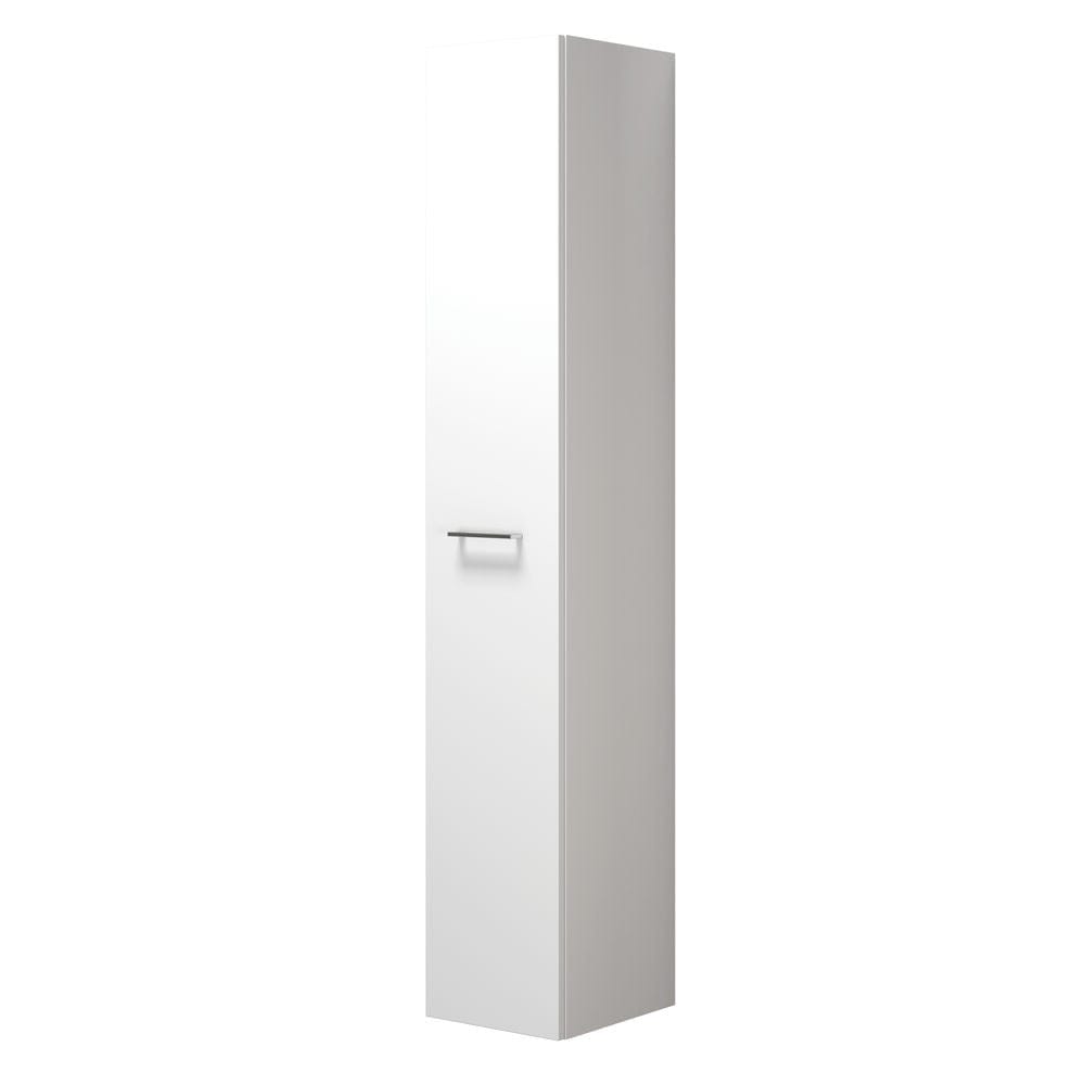 Dansani Mido+ Høyskap 1 dør B30-40xD35xH172,8cm Hvit høyglans / 30cm / Venstre Dansani Høyskap bad DA-P19-1212