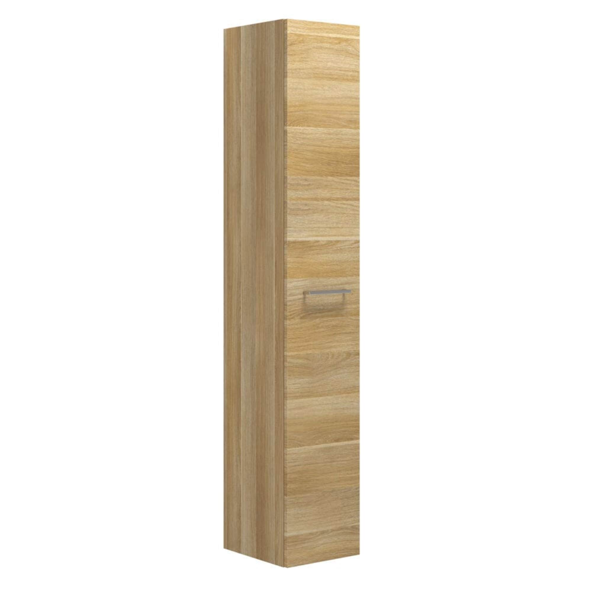 Dansani Mido+ Høyskap 1 dør B30-40xD35xH172,8cm Varm eik / 30cm / Høyre Dansani Høyskap bad DA-P19-1155