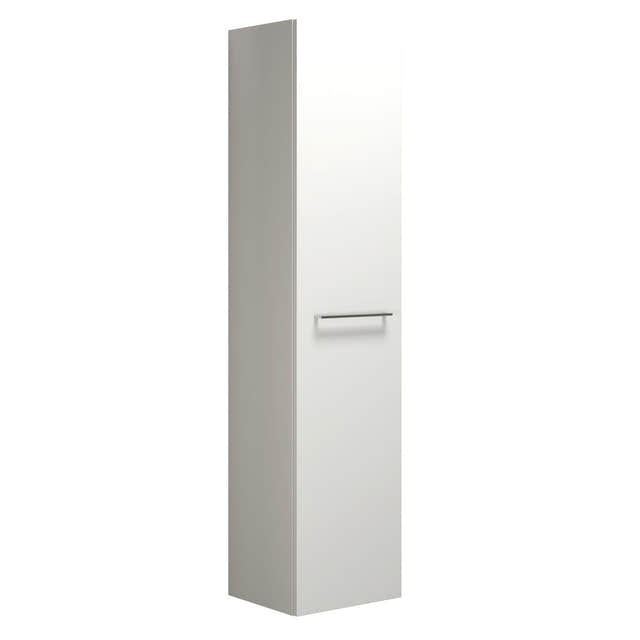 Dansani Mido+ Høyskap 1 dør Hvit matt / 40cm / Høyre Dansani Høyskap bad DA-P20-1110