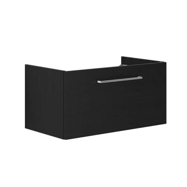 Dansani Mido+ Servantskap 1 Skuff B60-120xD44cm Svart struktur / 80cm Dansani Servantskap DA-P41-1029