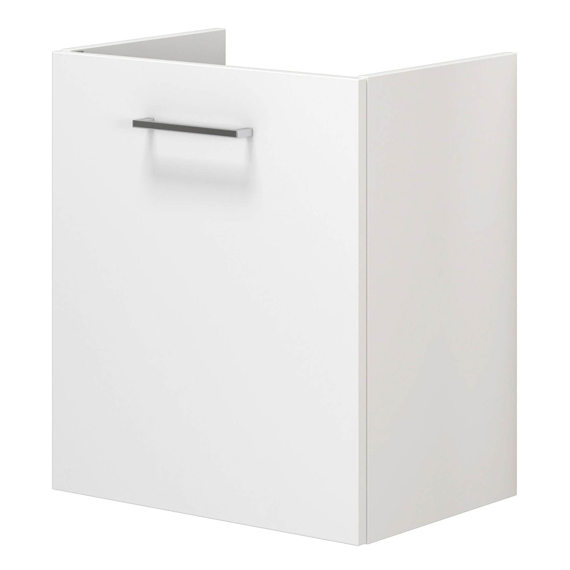Dansani Mido+ Slim Servantskap 1 dør B50xD35cm uten servant Hvit høyglans / 50cm / Venstre Dansani Servantskap DA-P01-1212
