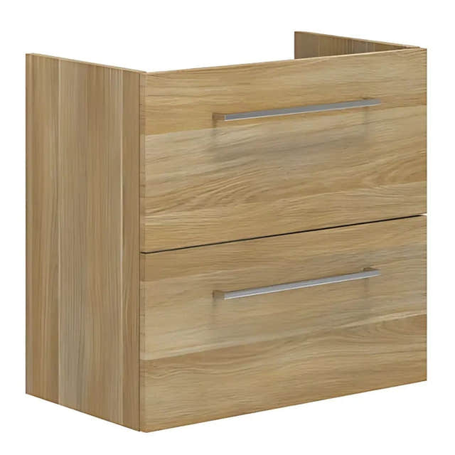 Dansani Mido+ Slim Servantskap 2 Skuffer B50-80xD35cm Varm eik / 60cm / Vegg Dansani Servantskap DA-P05-1055