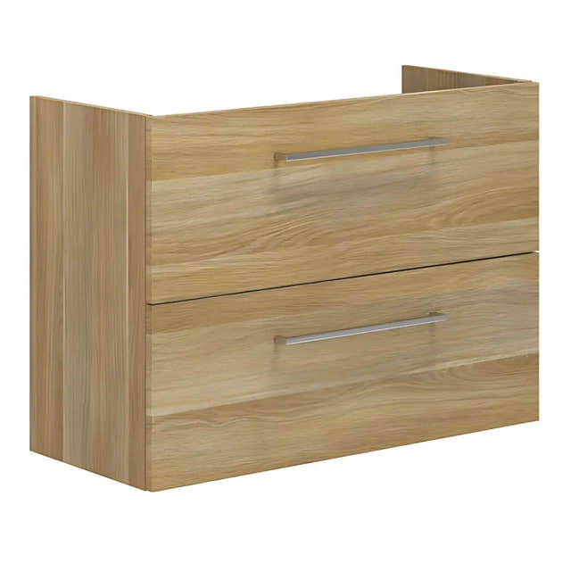 Dansani Mido+ Slim Servantskap 2 Skuffer B50-80xD35cm Varm eik / 80cm / Vegg Dansani Servantskap DA-P06-1055