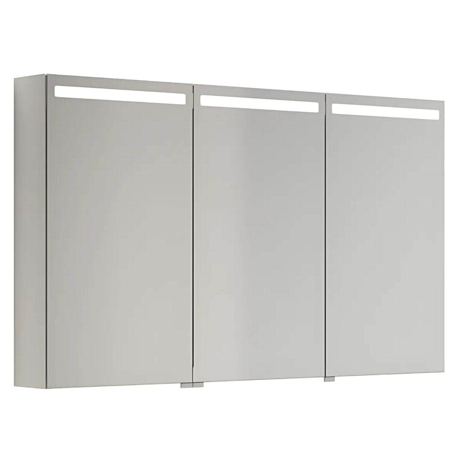 Dansani Mido+ Top Speilskap LED B50-120xH70,4cm Hvit matt / 120 cm 3 dører Dansani Speilskap DA-S513-110