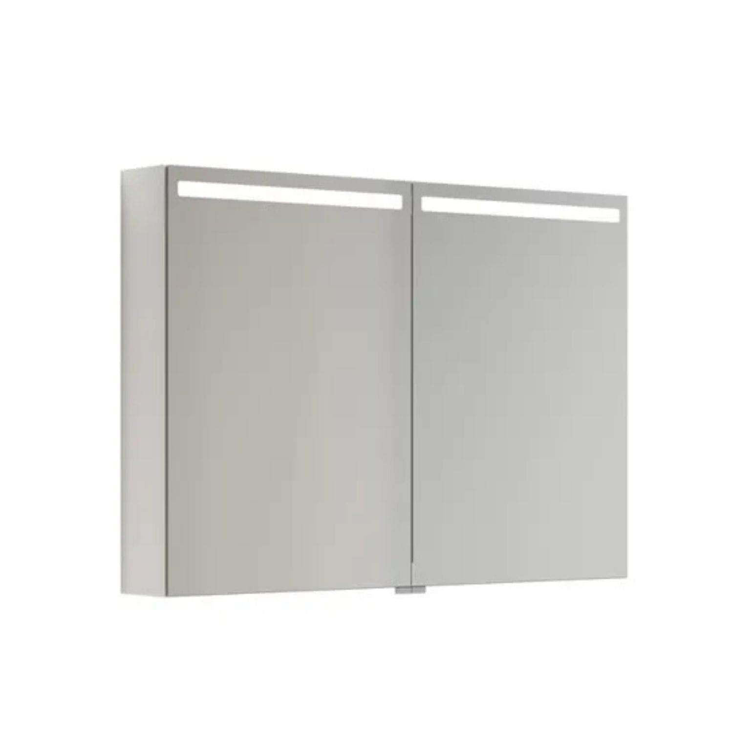 Dansani MIDO+ Top Speilskap LED Hvit høyglans / 100cm Dansani Speilskap DA-S510-112