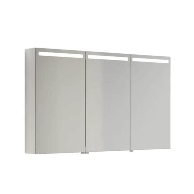 Dansani MIDO+ Top Speilskap LED Hvit høyglans / 120 cm 3 dører Dansani Speilskap DA-S513-112