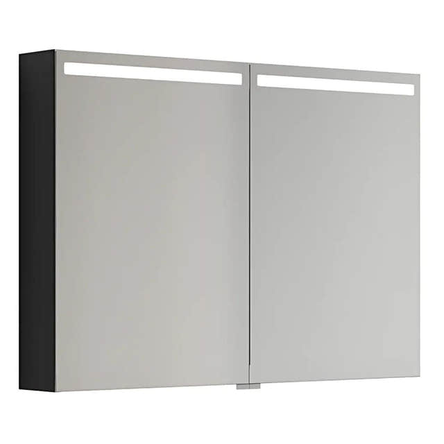 Dansani Mido+ Top Speilskap LED Svart struktur / 100cm Dansani Speilskap DA-S510-129