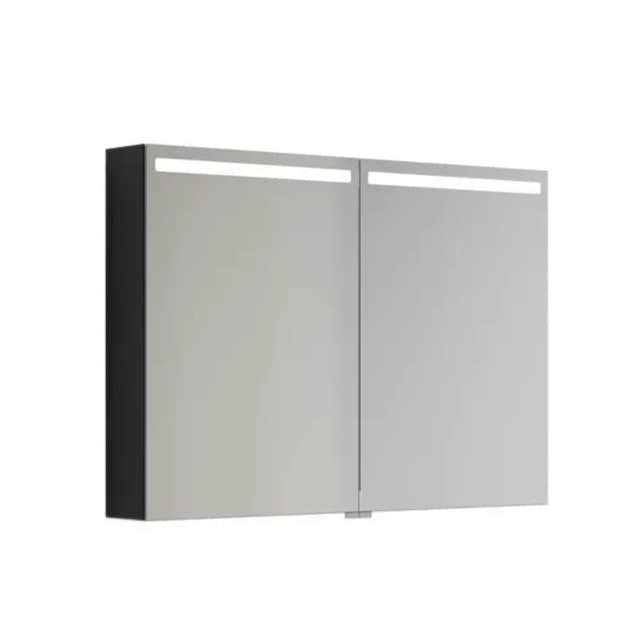 Dansani MIDO+ Top Speilskap LED Svart struktur / 100cm Dansani Speilskap DA-S510-129