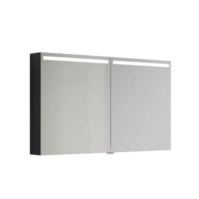 Dansani MIDO+ Top Speilskap LED Svart struktur / 120cm Dansani Speilskap DA-S512-129