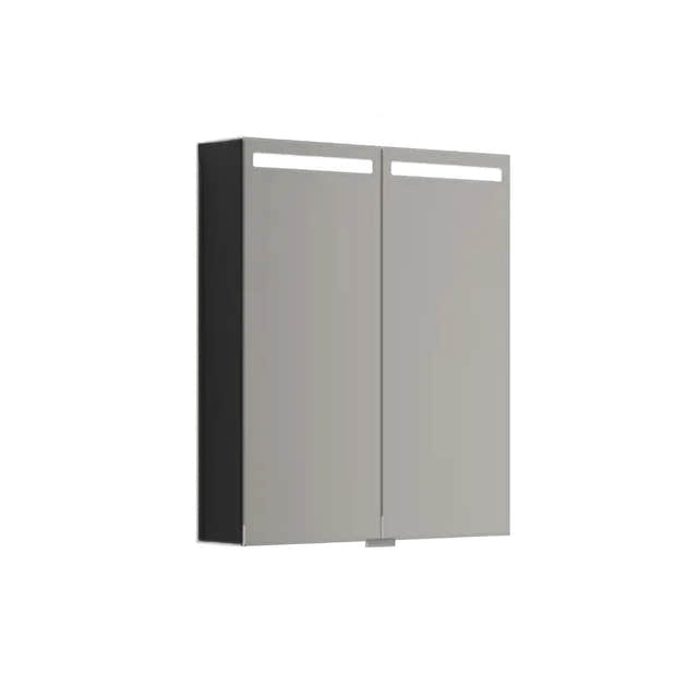 Dansani MIDO+ Top Speilskap LED Svart struktur / 60cm Dansani Speilskap DA-S516-129