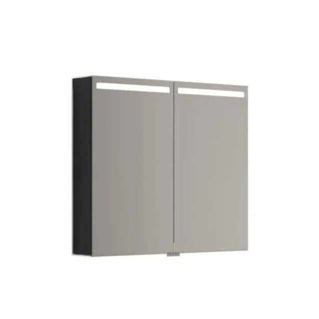 Dansani MIDO+ Top Speilskap LED Svart struktur / 80cm Dansani Speilskap DA-S518-129